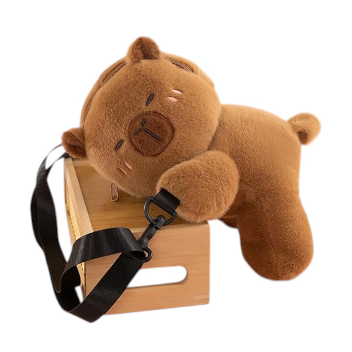 GENERICO - Mochila Felpa Peluche Capibara Kawaii Carpincho