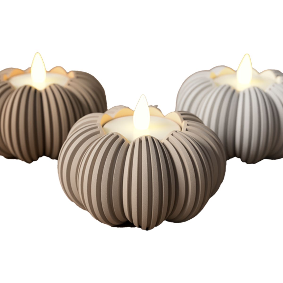 GENERICO - Portavela de Calabaza - Halloween