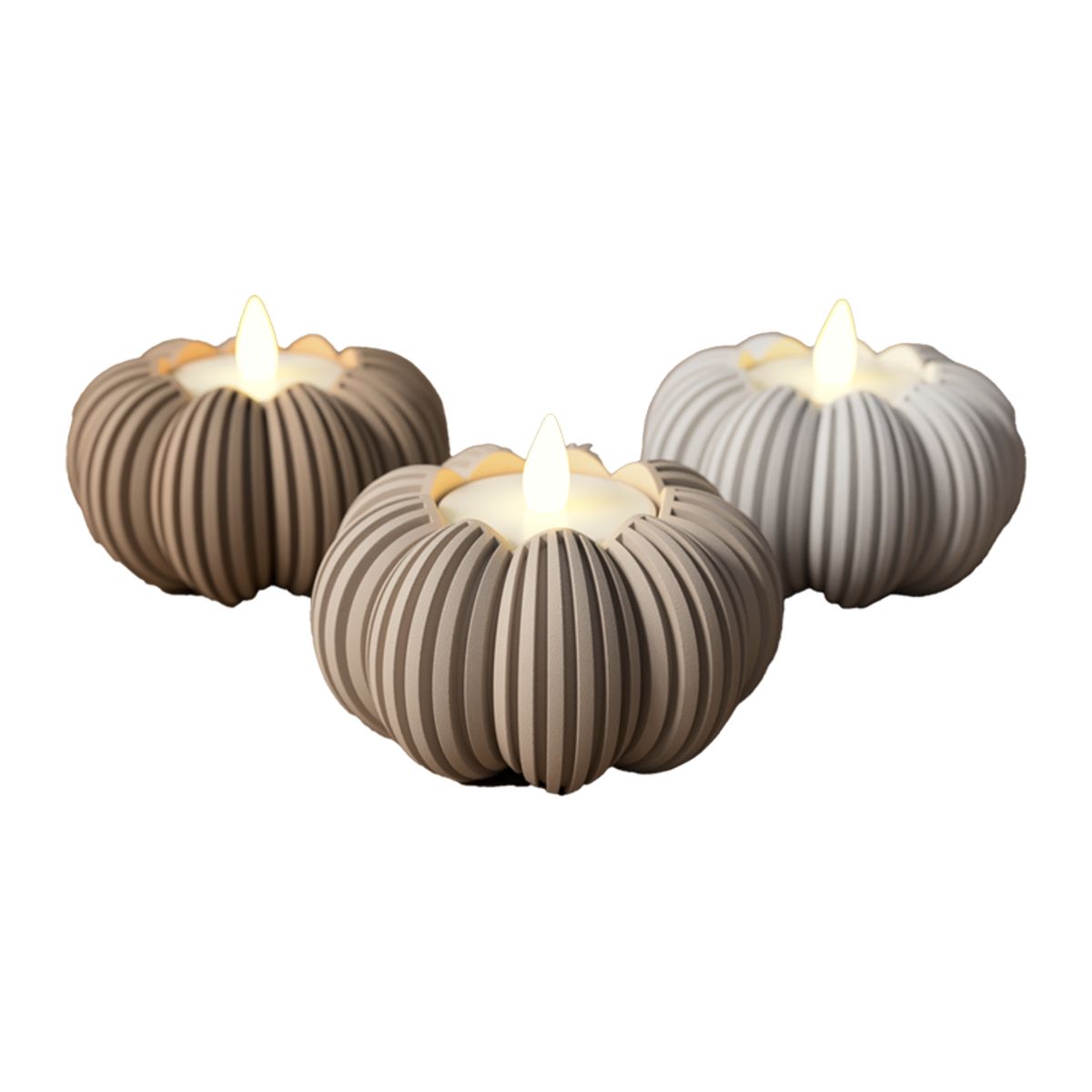 GENERICO - Portavela de Calabaza - Halloween