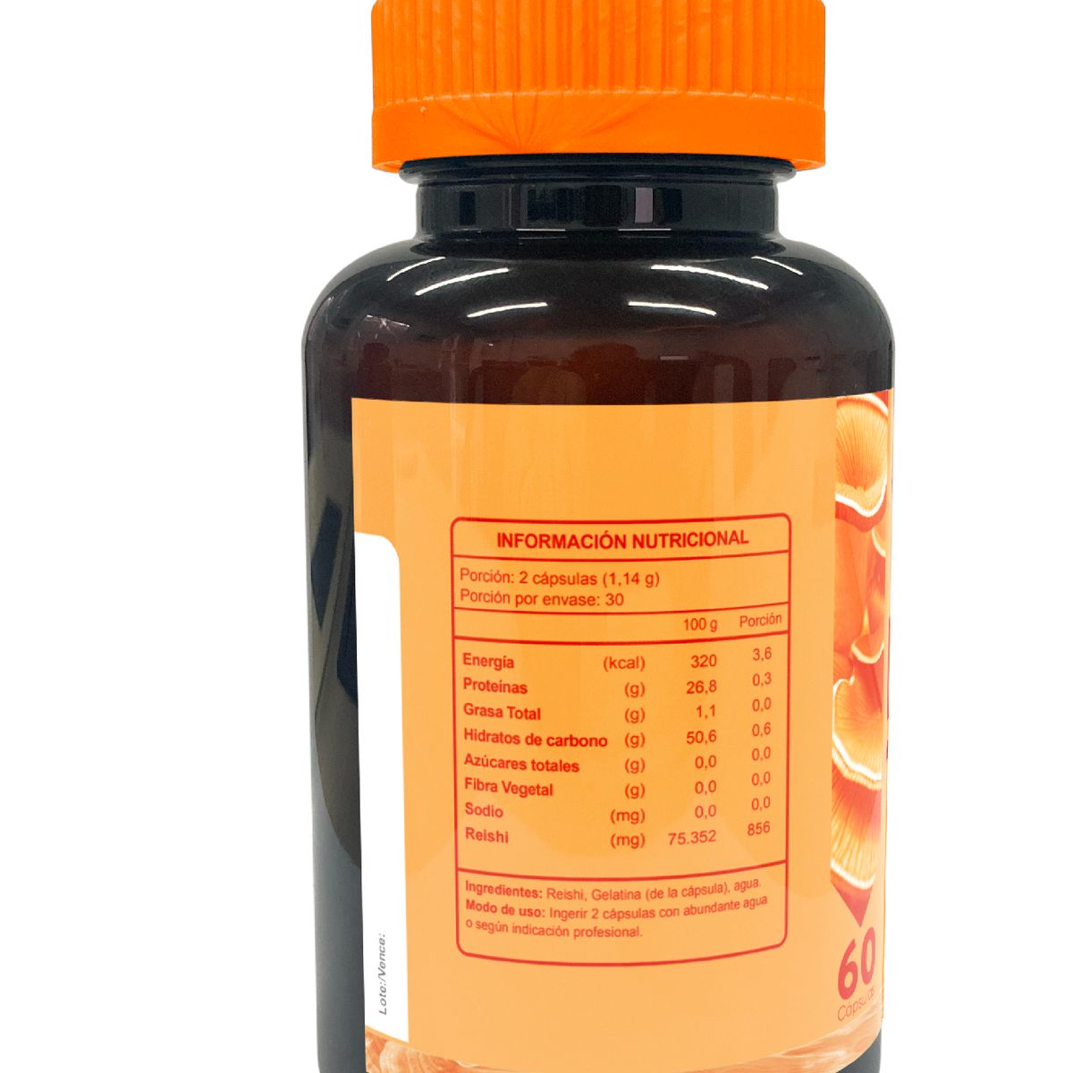 FNL - Reishi Mushroom Fnl 1 Frasco 60 Caps