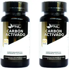 FNL - Carbón Activado Pack 2 Frascos 60 Caps
