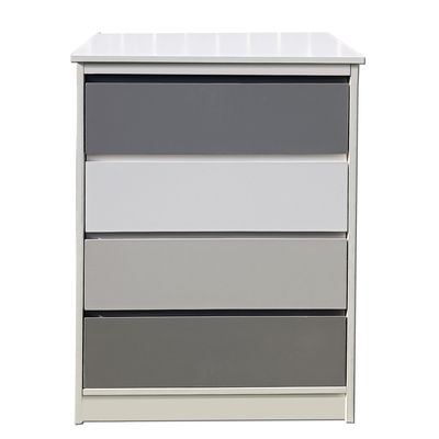 Imagen 2 del producto Cajonera Gris Grafito 4 cajones Minimal