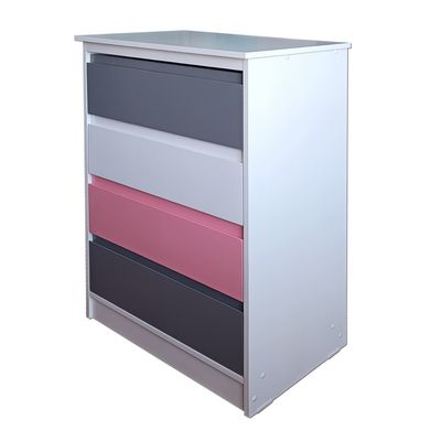 Imagen 2 del producto Cajonera Grafito Rosado 4 cajones Minimal