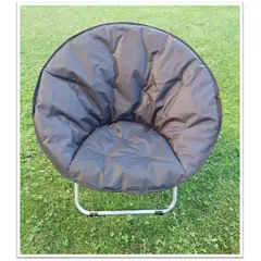 GENERICO - SILLAS PLEGABLES REDONDAS CON ESTRUCTURA DE METAL COLOR GRIS