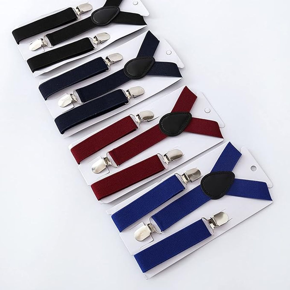 ATURE - Tirantes Suspensores 3 Clips Elegantes + Humita Para Niños