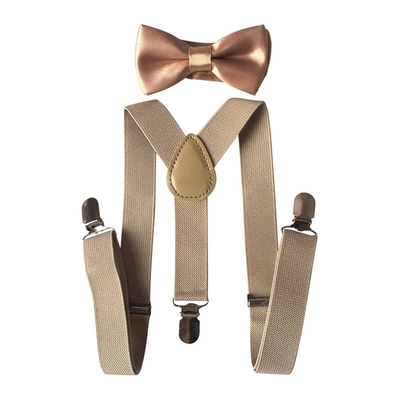 ATURE - Tirantes Suspensores 3 Clips Elegantes + Humita Para Niños