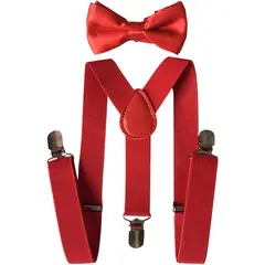 ATURE - Tirantes Suspensores 3 Clips Elegantes + Humita Para Niños