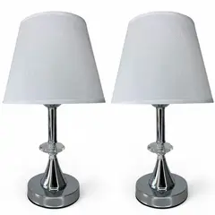 GENERICO - Pack Lamparas Velador Dormitorio Mesa Decorativa Minimalista Interior
