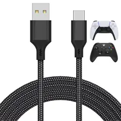 KUANGYE - Cable De Carga Para Mando Xbox Series/ Ps5 Reforzado 3 Metro