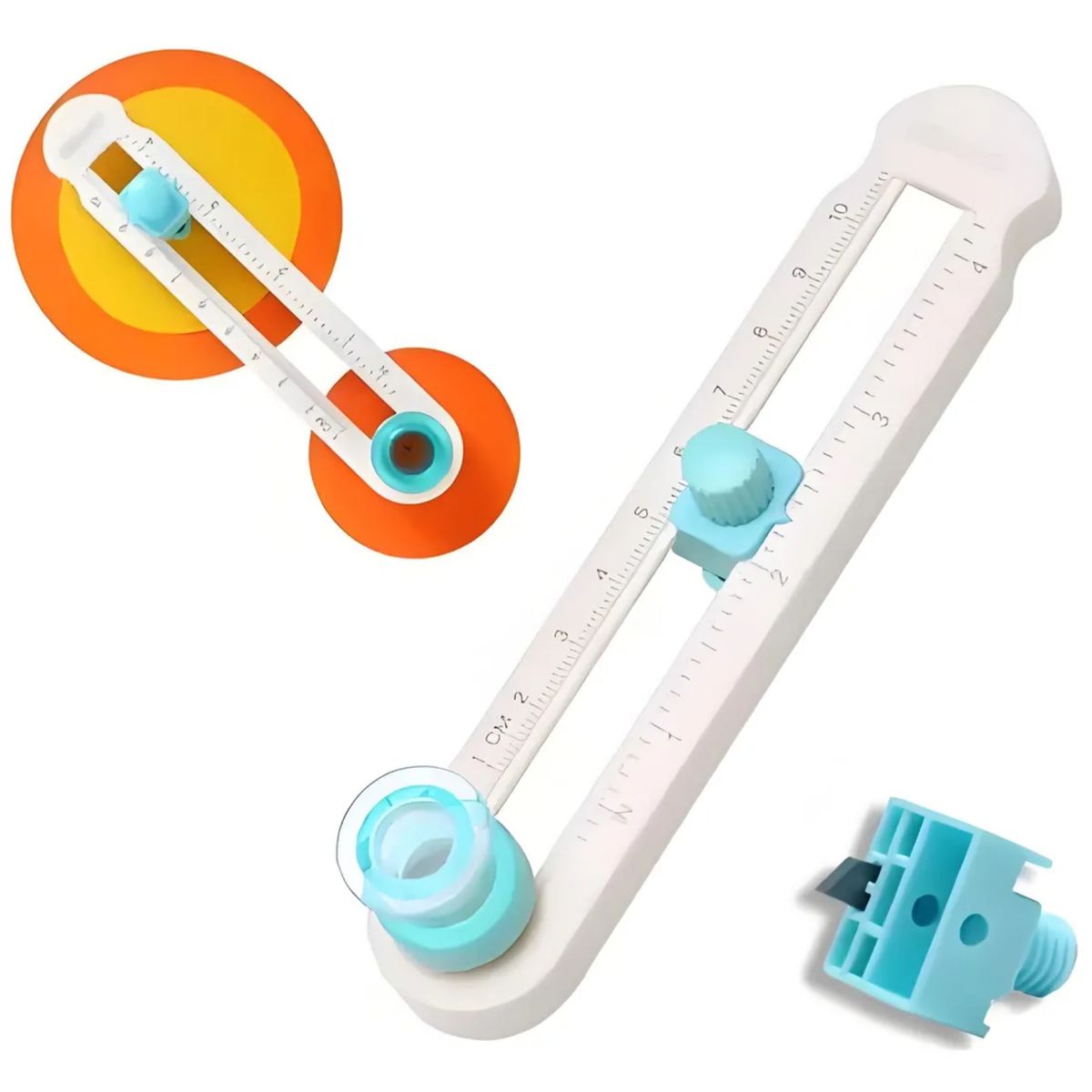 ATURE - Mini Cortador Circular Giratorio Manual De 360 Grados