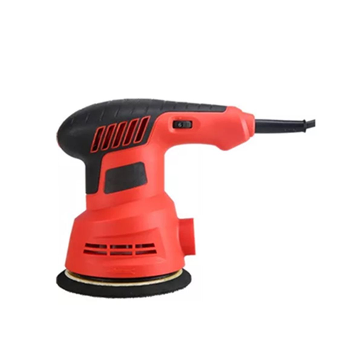 GENERICO - Lijadora roto orbital 300W con accesorios rojo