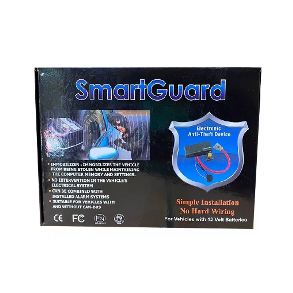 GENERICO - Inmovilizador antirrobo fácil instalación