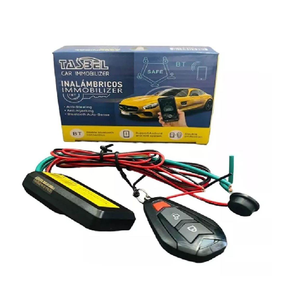 GENERICO - Inmovilizador bluetooth antiportonazo auto moto antirrobo