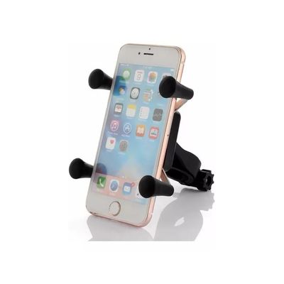 Imagen 2 del producto Soporte Porta Celular Universal Para Bici Moto Ajustable Negro