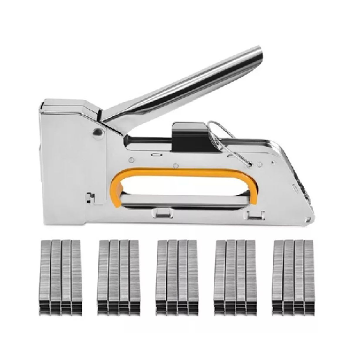 GENERICO - Engrapadora para tapicería con cinco cajas de corchetes