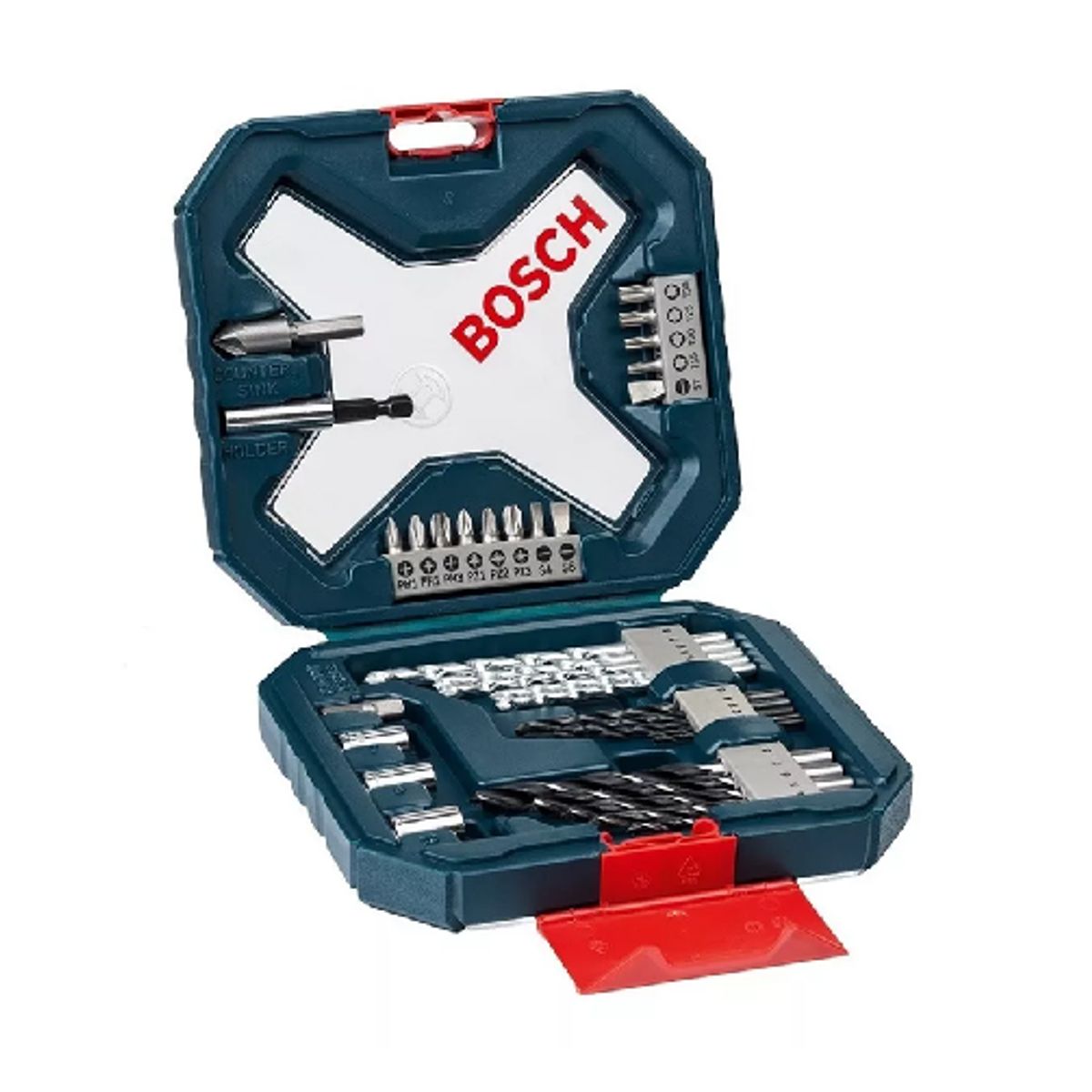 GENERICO - Kit de brocas y puntas X-line de acero 34 unidades Bosch