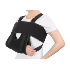 GENERICO - Cabestrillo Inmovilizador De Hombro Reforzado Importado Negro