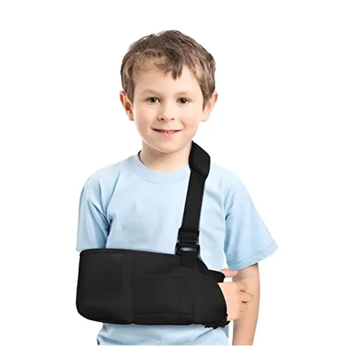 GENERICO - Cabestrillo Soporte De Brazo Infantil Codo Niño Salud Hombro Negro
