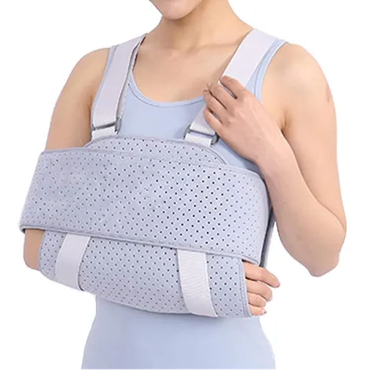 GENERICO - Inmovilizador De Hombro Cabestrillo Ajustable Talla Unica Gris