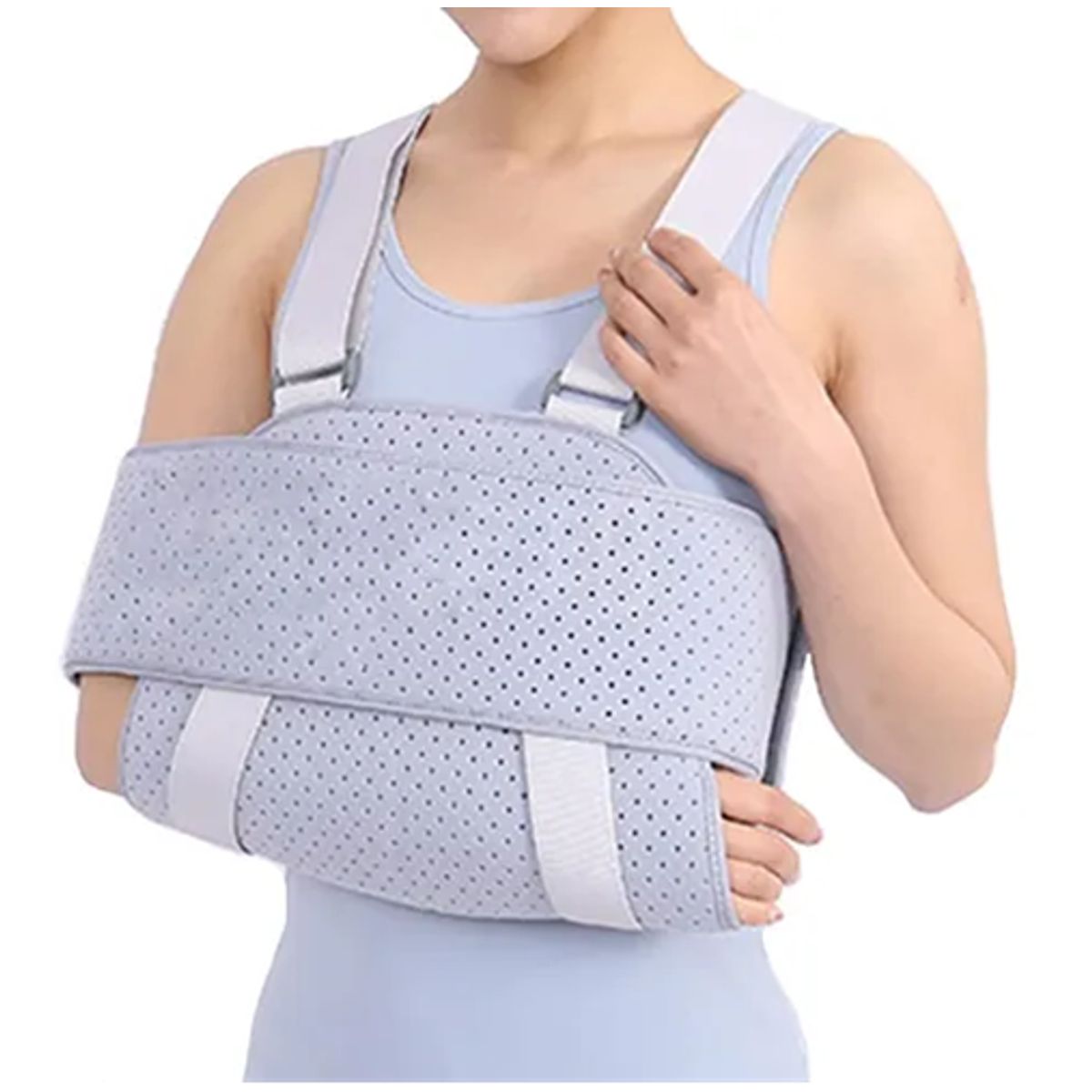 GENERICO - Inmovilizador De Hombro Cabestrillo Ajustable Talla Unica Gris