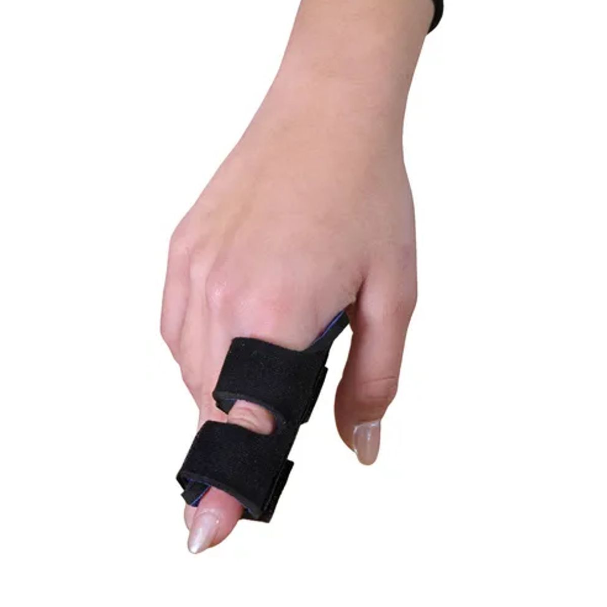 GENERICO - Inmovilizador Dedo Férula Índice Medio Anular Bander Green Negro TS