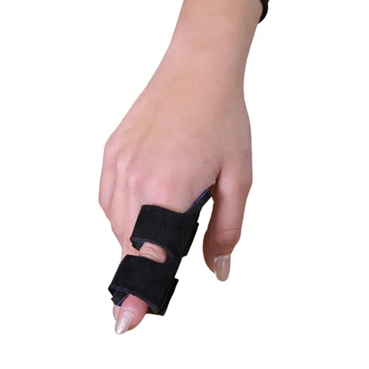 GENERICO - Inmovilizador Dedo Férula Índice Medio Anular Bander Green Negro TS
