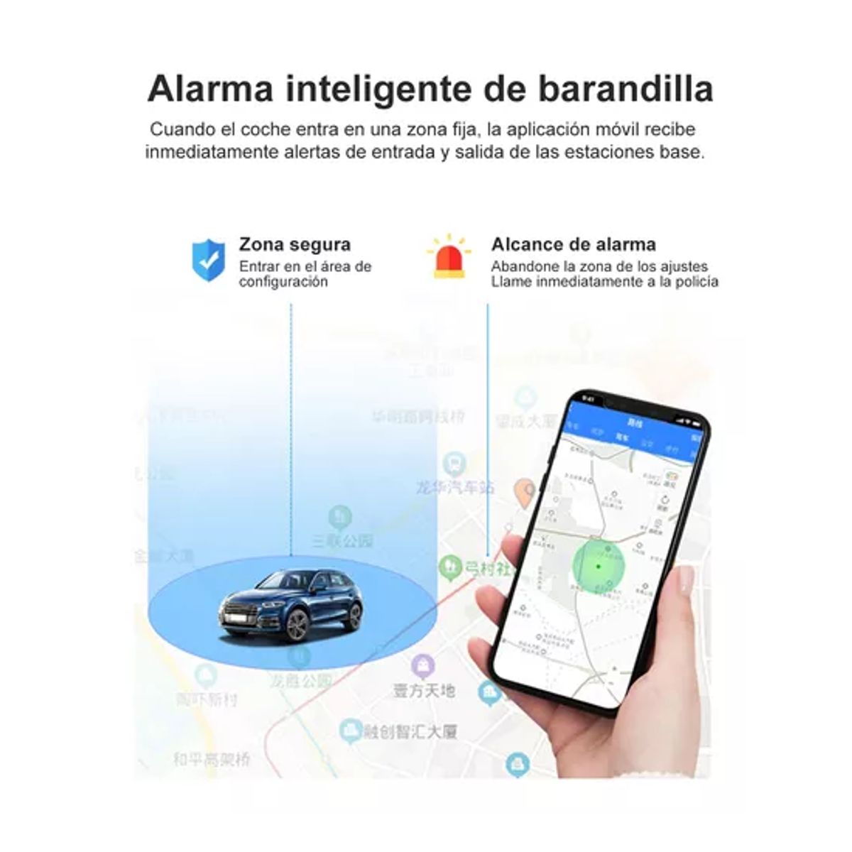 GENERICO - Localizador Para Vehiculos Gps Mini Rastreador Portátil Negro