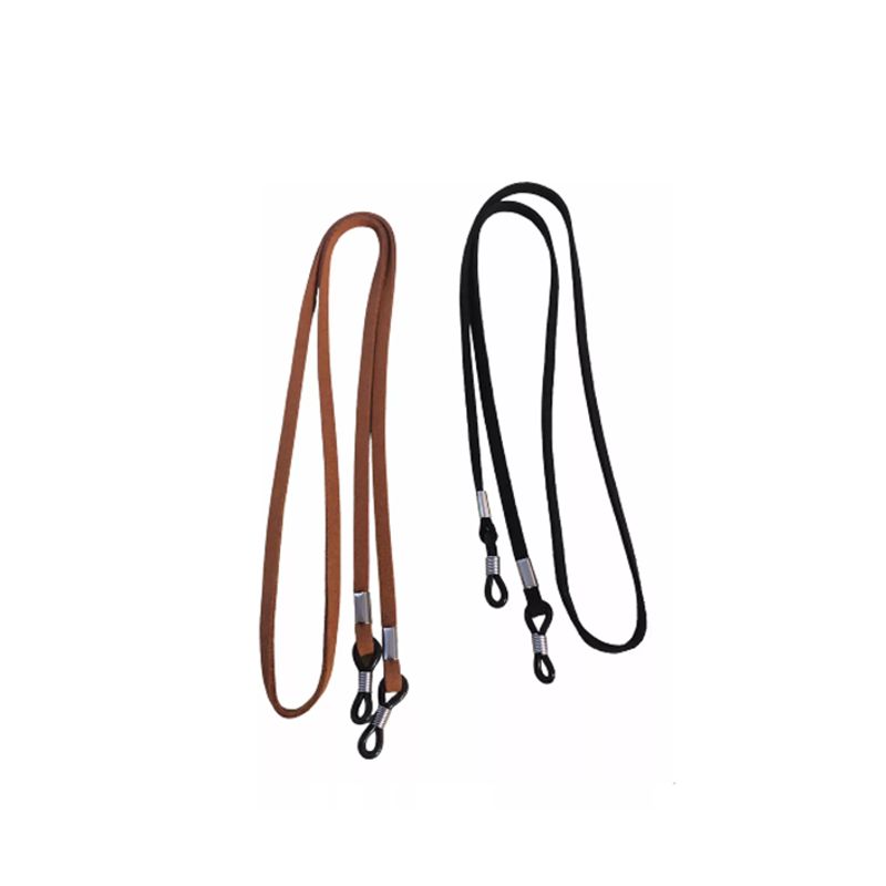 GENERICO - Sujetador strap correa para lentes cuero set 2 piezas