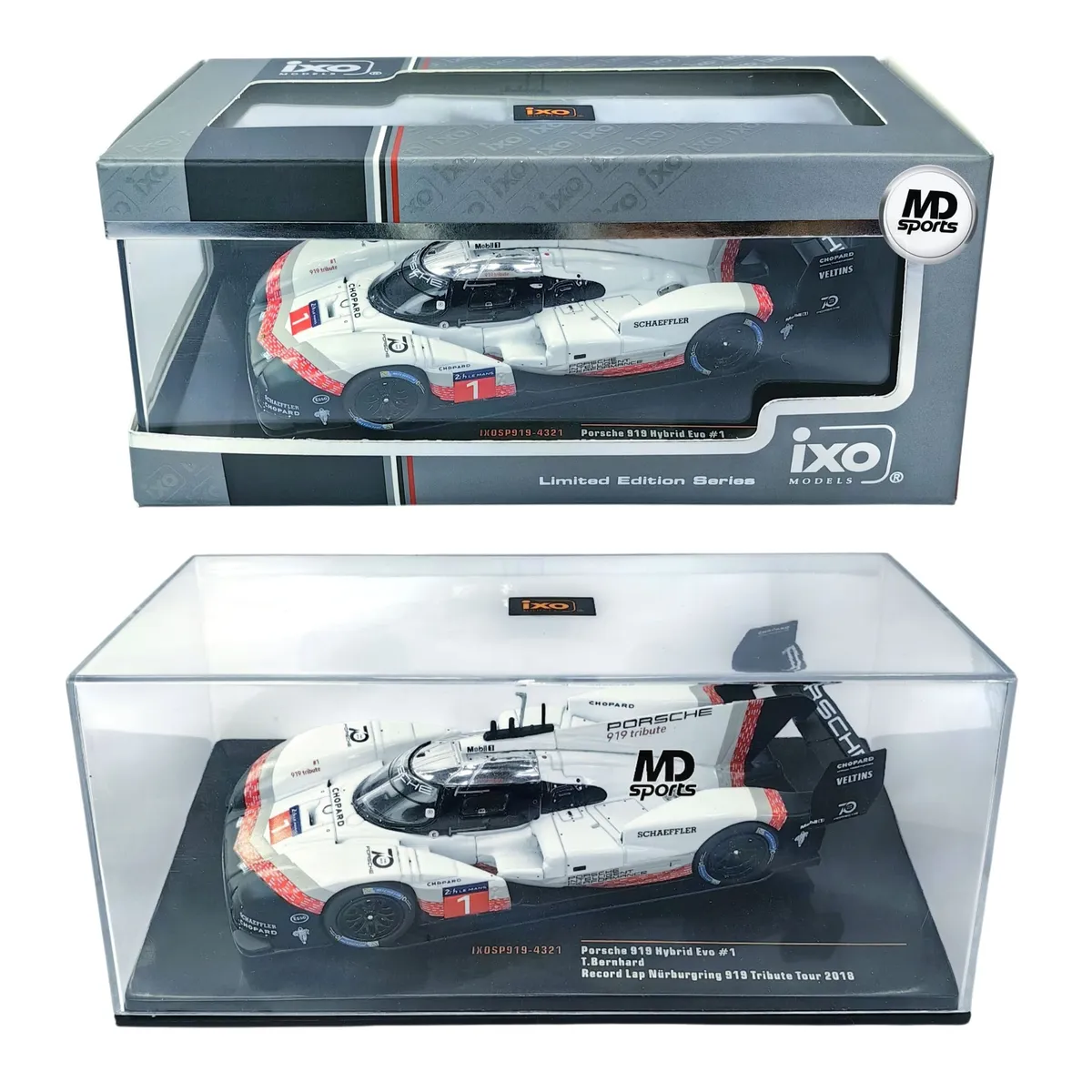 FORMULA 1 - Auto Porsche 919 Evo 2018 Nurburgring T.Bernhard Acrili 1:43