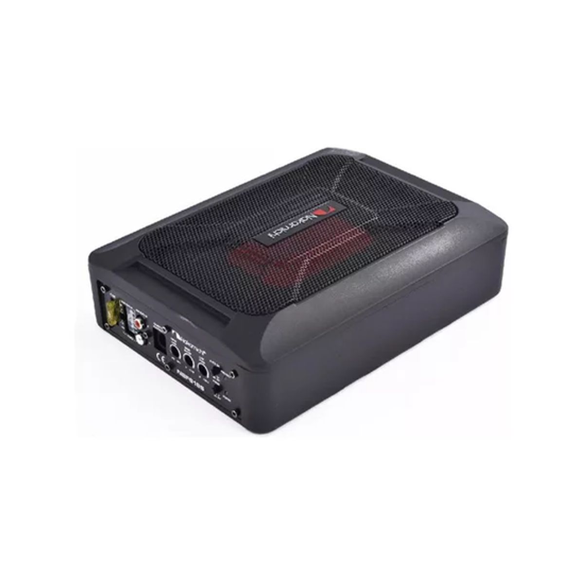 GENERICO - Caja de subwoofer amplificada delgada Nakamichi de 100 W Rms 1000 W Negro