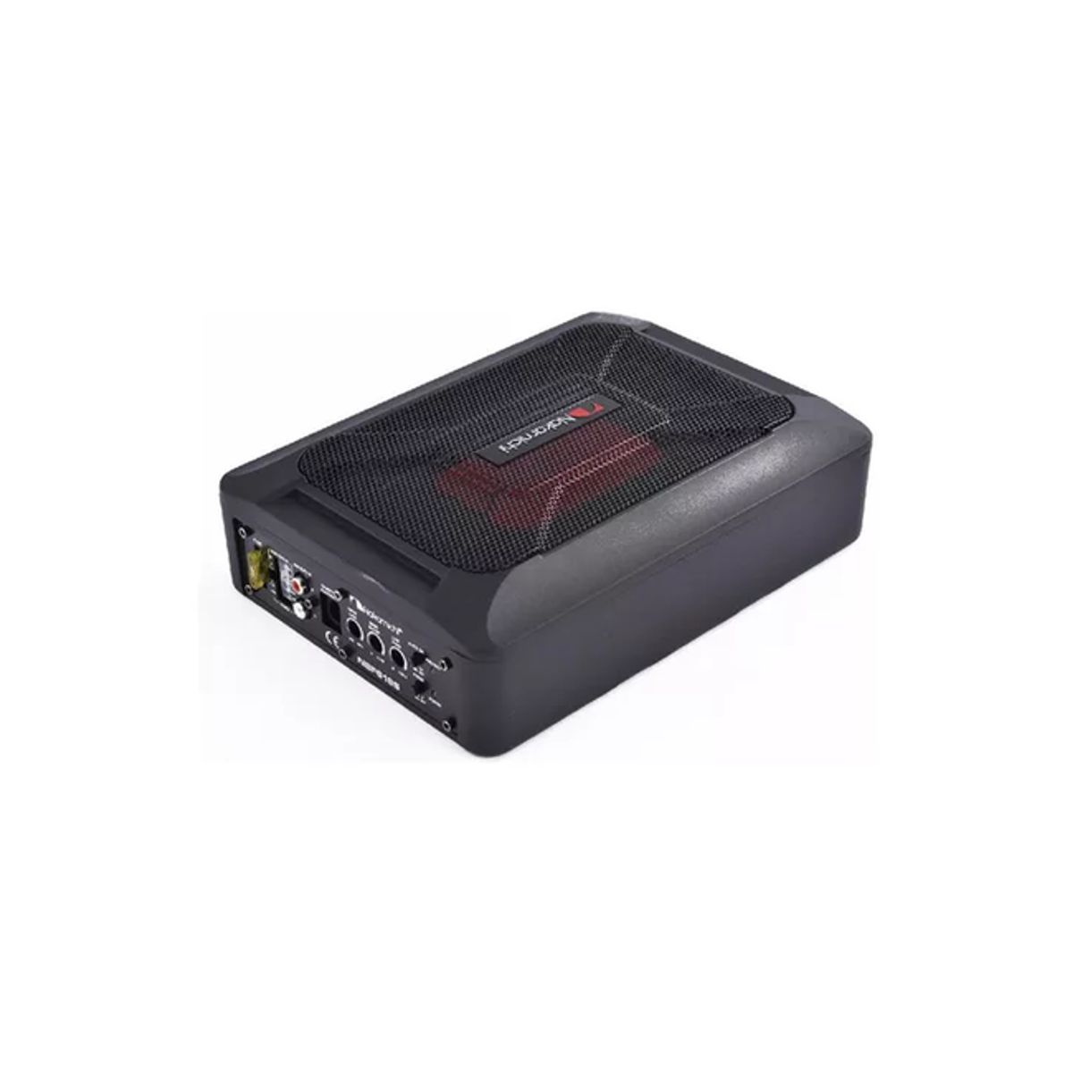 GENERICO - Caja de subwoofer amplificada delgada Nakamichi de 100 W Rms 1000 W Negro