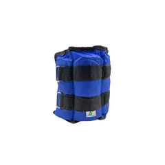GENERICO - Par de pesas tobilleras y muñeca 5 kg cu total 10kg el par azul