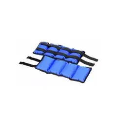 GENERICO - 2 pesas tobilleras muñecas brazo pierna 1 kg en total Gym