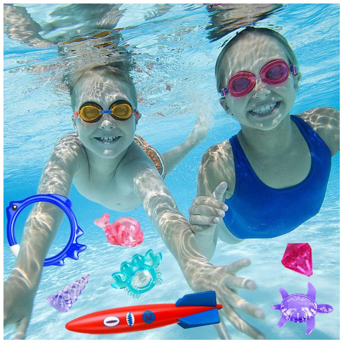 KUANGYE - Set De Juegos De Buceo En Piscina O Playa Para Niños