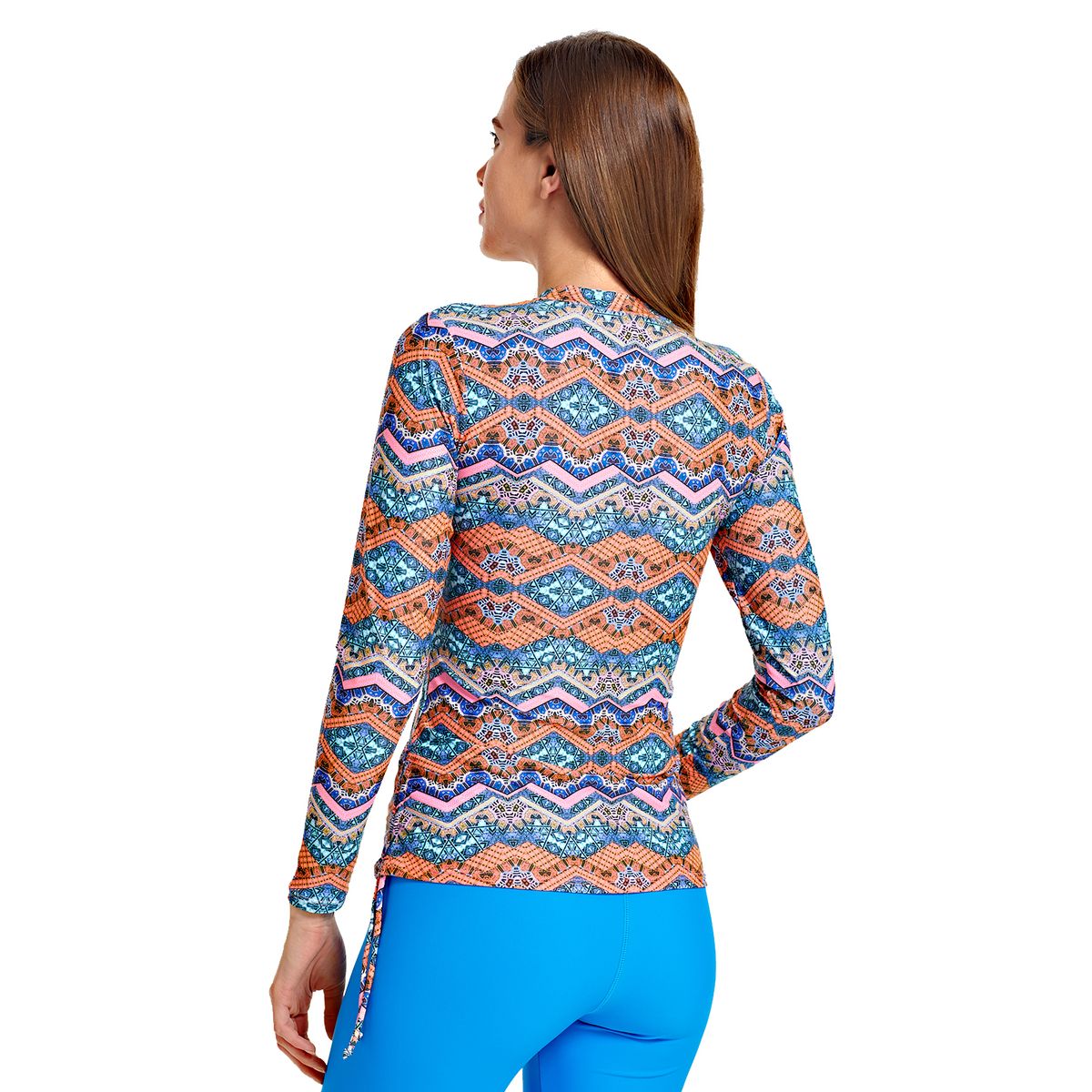 BONVERANO - Traje de Baño de Tops Manga Larga para Mujer