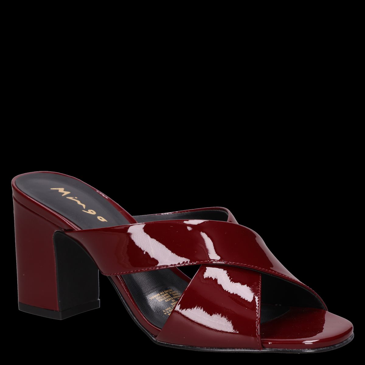 MINGO - Sandalia Mujer Formal Bordó Mingo