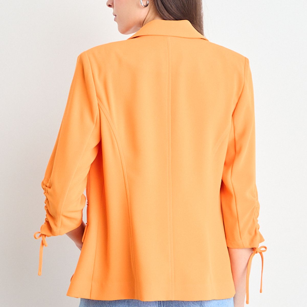 IO - Blazer Liso Mujer Naranjo Io