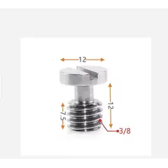 GENERICO - TORNILLO LIBERACIÓN RÁPIDA 38 12X12MM METAL MODELO S16