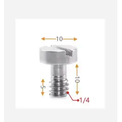 GENERICO - TORNILLO LIBERACIÓN RÁPIDA 14 10X10MM METAL MODELO S17