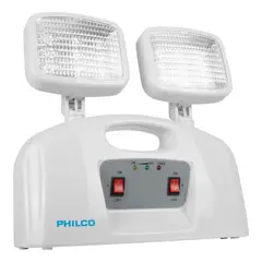 PHILCO - LAMPARA DE EMERGENCIA LED 2 FOCOS CERTIFICADO OPEN BOX