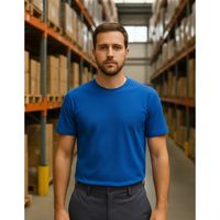 Polera Cuello Redondo Manga Corta 100% Algodón