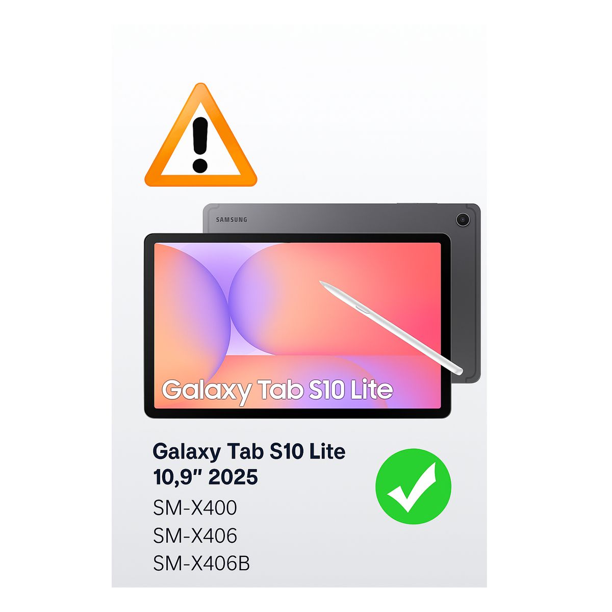 JOIGO - Carcasa Giratoria Para Tab Samsung S10 Lite De 10.9" Negro