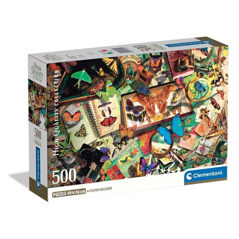 CLEMENTONI - CLEMENTONI 35581 PUZZLE 500 PIEZAS THE BUTTERFLY COLLECTOR