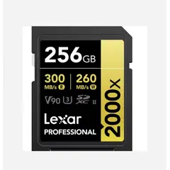 LEXAR - TARJETA SD PROFESSIONAL 2000X 256GB V90