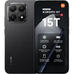 XIAOMI - 15T 5G 12G RAM+ 512G Triple Cámara Leica Resistente agua IP68 Negro