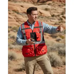 SAFE - Chaleco Geólogo Geoplus Alta Visibilidad