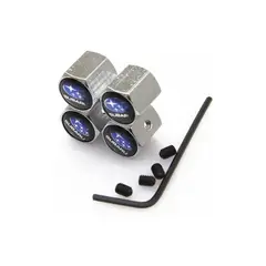 GENERICO - Set 4 Tapa Valvulas Anti Robo para Subaru