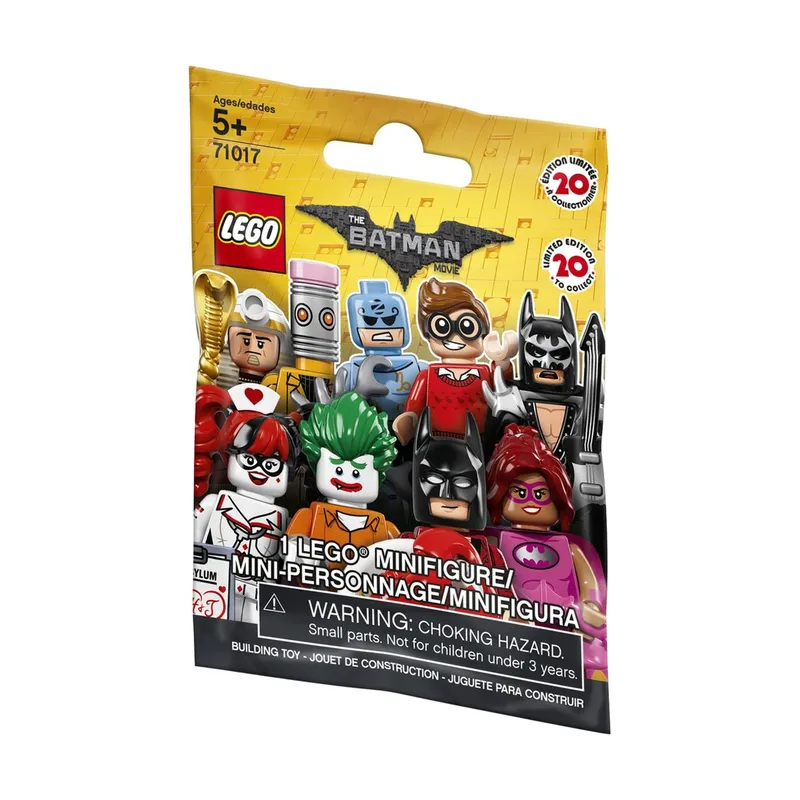 LEGO - Minifigura LEGO Batman Movie 71017 colección limitada color variado