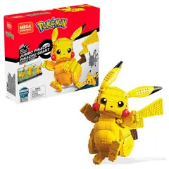 MEGA - Pikachu de construcción 12 pulgadas 600 piezas amarillo