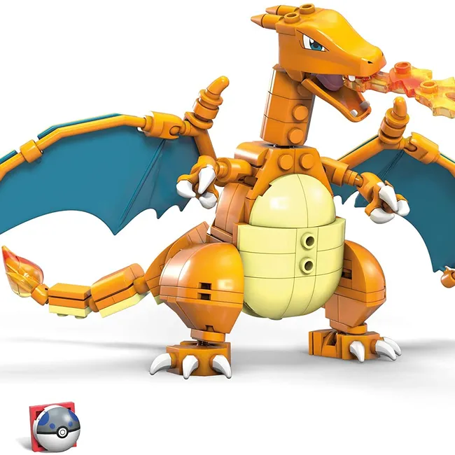 MEGA - Set de construcción Charizard 102 cm tipo fuego